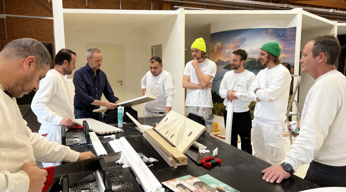 Formation Orac. 
Les apprenants autour de Lambert Lahaye